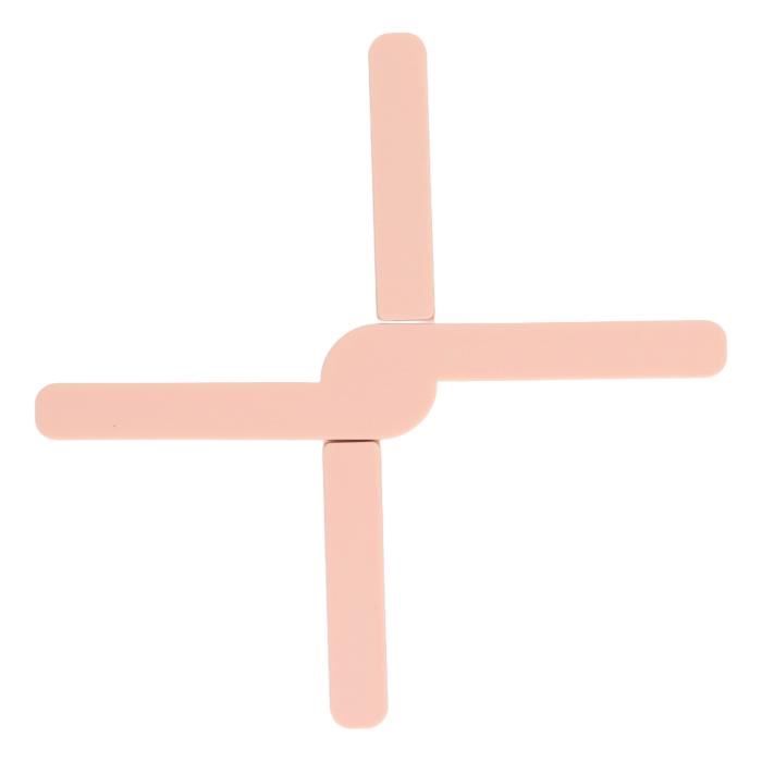Dessous de plat en Silicone Pliable Tapis de coiffure Dessous de Plats Support de Pot Résistant à la Chaleur Antidérapant Durable pour Cuisine Pot Plats Assiettes (2PCS