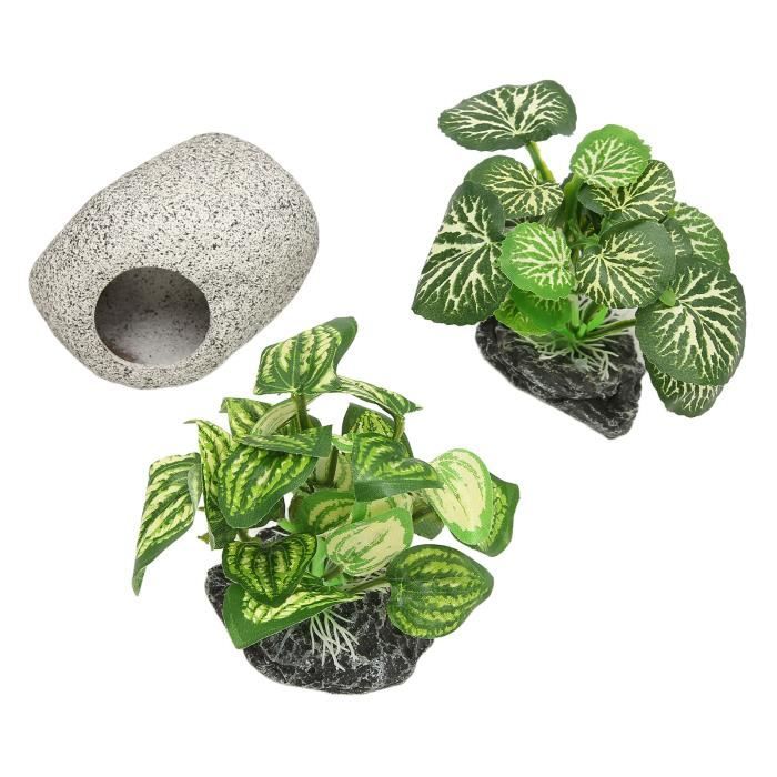 6 PCS PLANTES Aquatiques Artificielles Plastique En Accessoires Betta