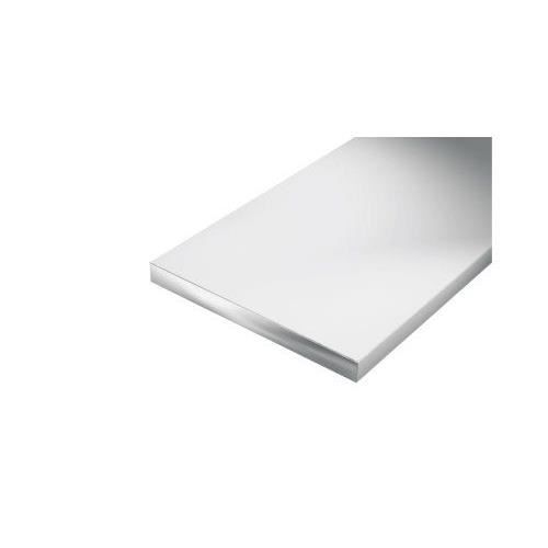 Équerre GAH Alberts Lot de 8 équerres plastifié blanc, 60x60x16 mm