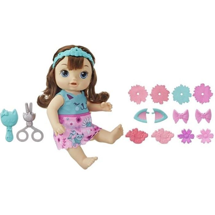 Baby Alive - Coiffure Magique - Poupée Cheveux Bruns