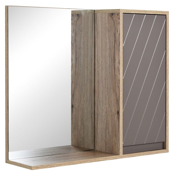 Miroir Chene Gris Cdiscount
