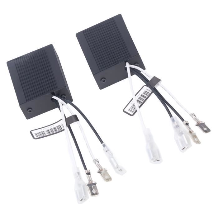 Décodeur CANbus H4 LED, 2 Pièces, DC 9 à 16V, Plug And Play, Anti