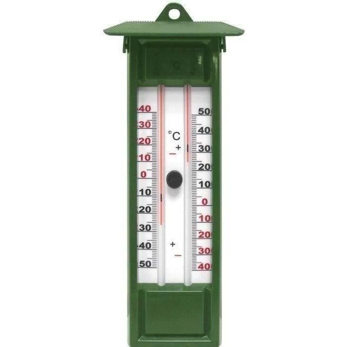 Thermomètre mini-maxi plastique sans mercure - coloris aléatoires