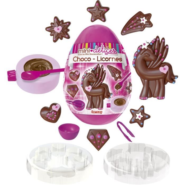 Kit Mini-Delices Œuf Choco-Licornes - Lansay - Pour Enfant - Facile à Réaliser