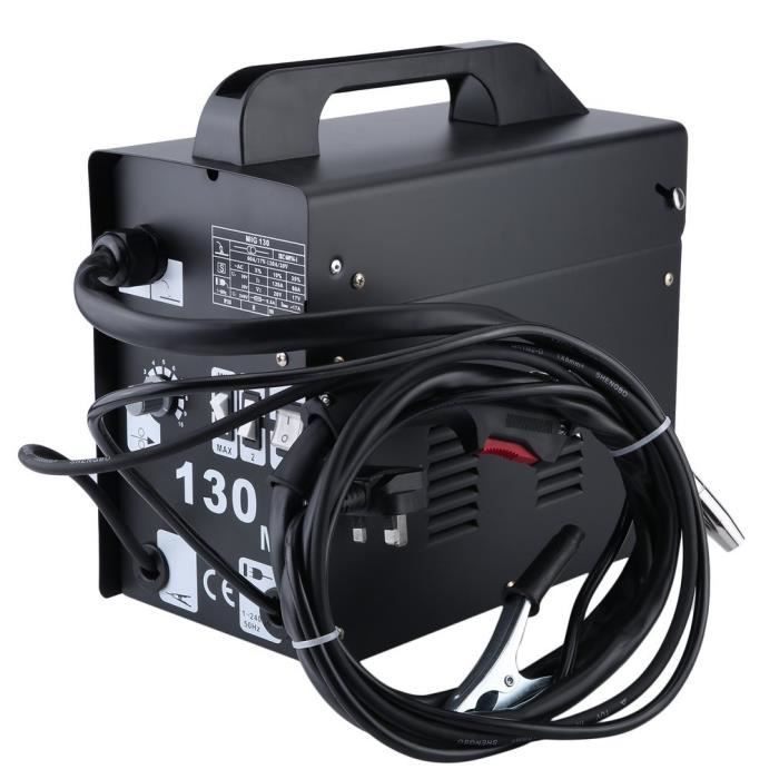 Poste à souder MIG Gaz monophasé MIG130 240V 50HZ 2 étapes Cdiscount Bricolage