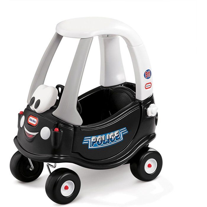 Voiture porteur Little Tikes Cozy Coupe Police avec plancher amovible Neuf - vue 4