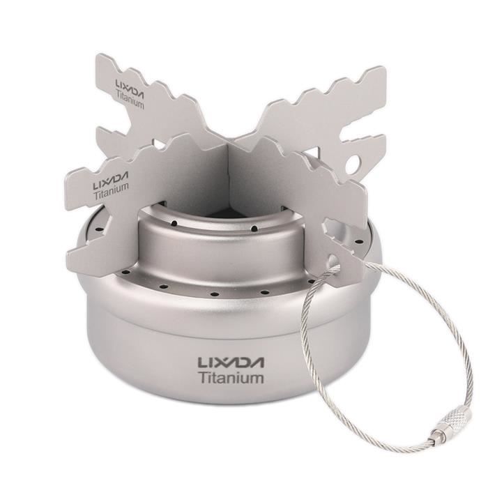 Support De Réchaud à Alcool Pour Camping - Lot De 2 Pieds Universels