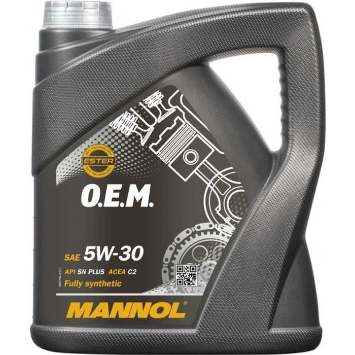 MANNOL - Huile moteur OEM 5W30 4