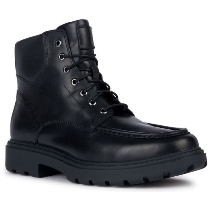 Bottines Geox U36FRE 00043 C9999 Noir Chaussures Homme Noir - Cdiscount ...