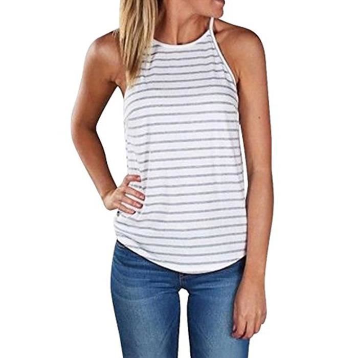 Débardeur Femme - Type Spaghetti Chemisier - Taille XS - Occasion Très Bon état