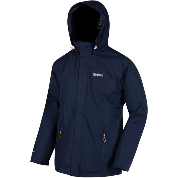 Veste Imperméable Homme Regatta Matt - Tissu Hydrafort - Déperlant - Pour Randonnée Et Plein Air
