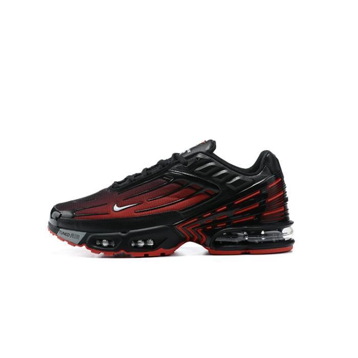 Baskets Plus Nike Air Max TN 3 Homme Chaussures Entraînement de Sport Rouge  Gris Noir Rouge noir - Cdiscount Chaussures