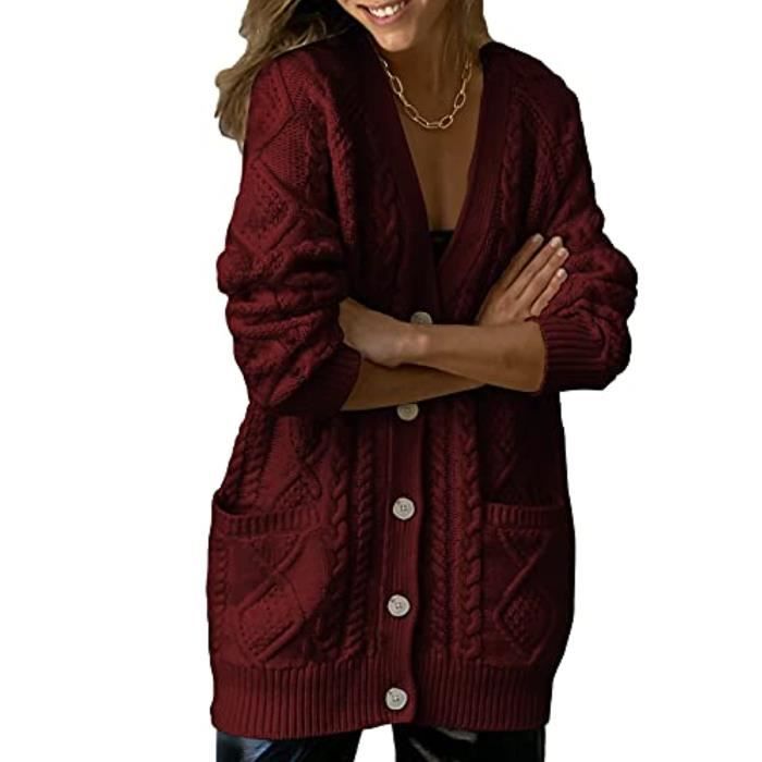 Rétro mignon Pet Print Button Up épais chandail à capuchon à manches longues Cardigan