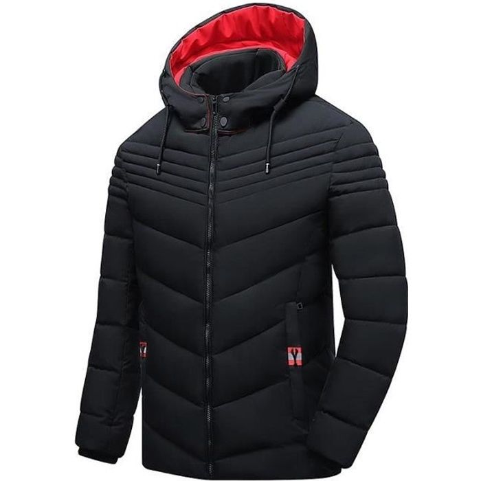 Combinaison De Ski Femme - Tenue Chaude Hiver Peluche Capuche - Overall Neige Imperméable Coupe-Vent - Taille Grande