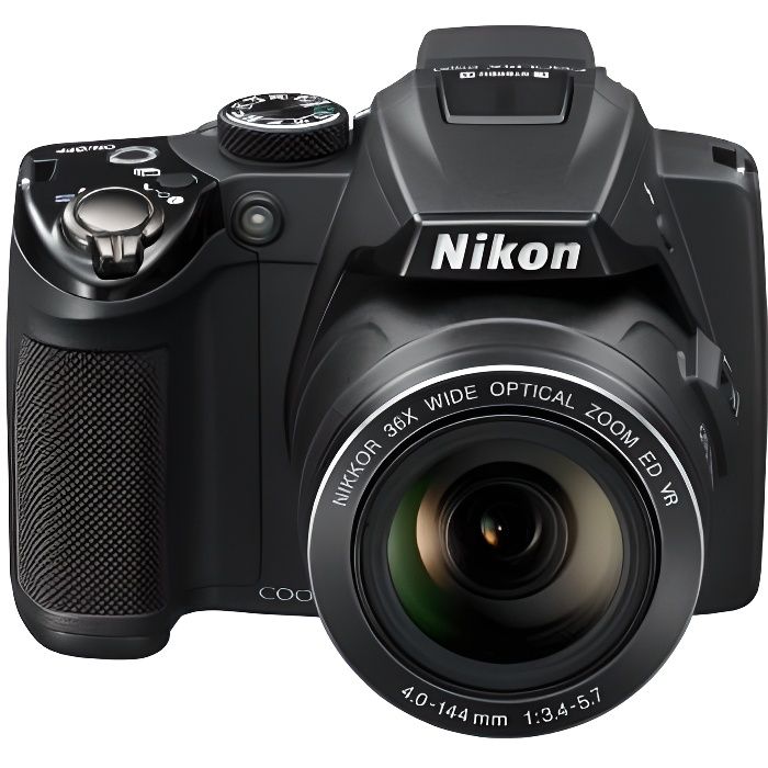 appareil photo numérique Nikon COOLPIX P500 Noir P500 1210 mégapixels CMOS Les rétro-éclairé grand angle 22 5 mm optique 36 fois le