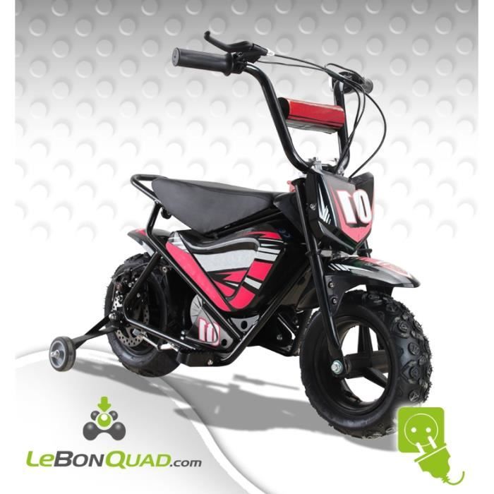 Moto électrique enfant LBQ Biky 250W ROUGE