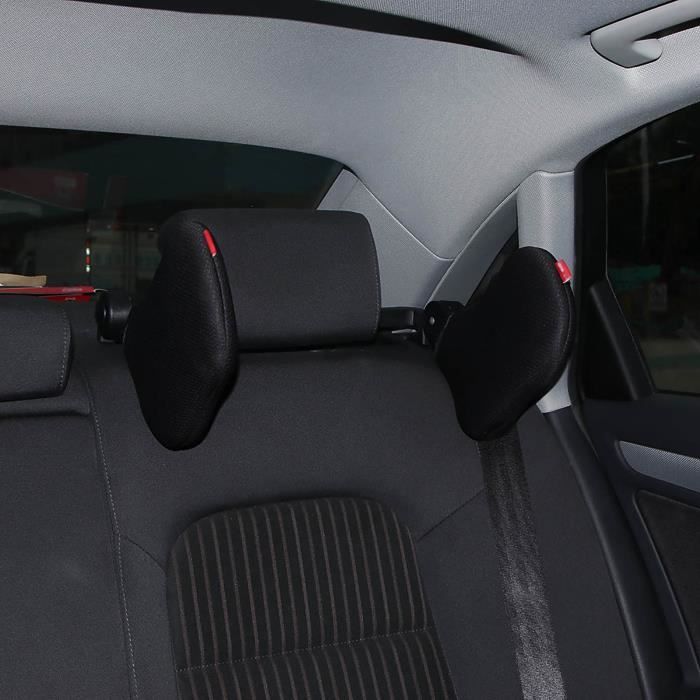 Siege De Voiture Ajustable De L Appui Tete Oreiller Col Taie D Oreiller Coussin Noire Noir Cdiscount Puericulture Eveil Bebe
