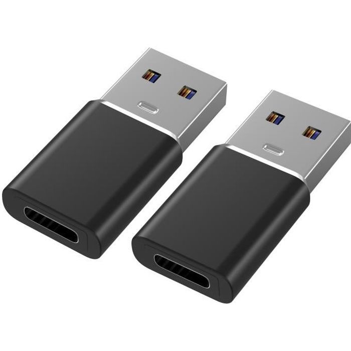 Adaptateur USB 3.0 vers USB-C compatible chargeur secteur