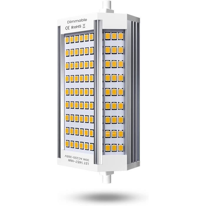 30W R7S Dimmable 118Mm Ampoule Led J118 Projecteur Lumière Du Jour