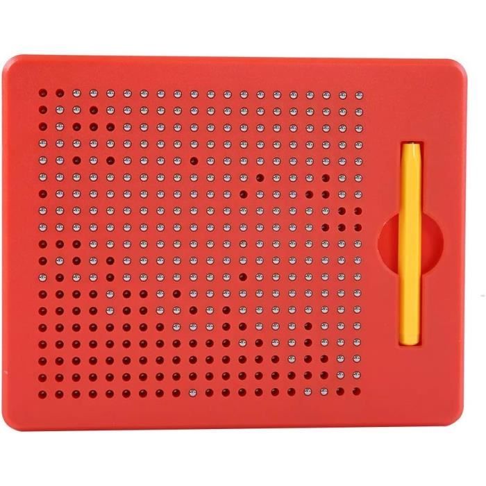 Ardoise Magnétique Dessin Enfant - Tablette à Billes Avec Stylet, Design Animaux - Jeu éducatif Portable