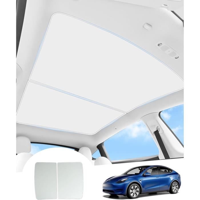 Pare-soleil Toit Verre Tesla Model 3 BASENOR - 4 Pièces, Réfléchissants, Pour Modèles 2017-2020