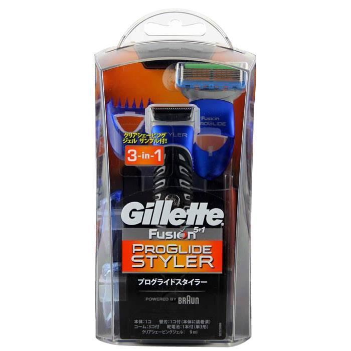 gillette rasoir tondeuse fusion proglide styler 3 en 1