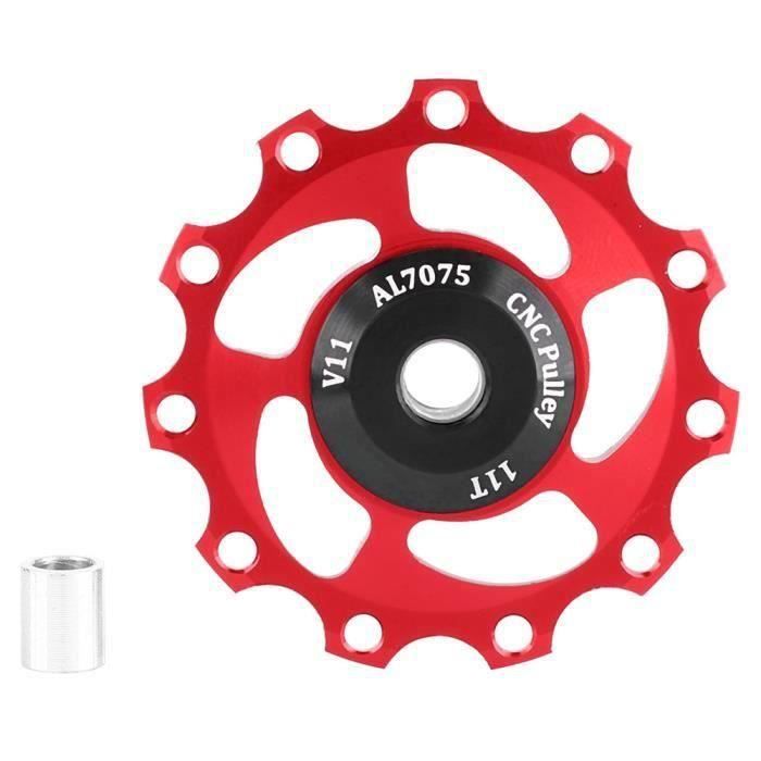 Paire De Poulies De Dérailleur Arrière Vélo – 13T Noir – Alliage Aluminium Et Céramique – Pour VTT Et Route