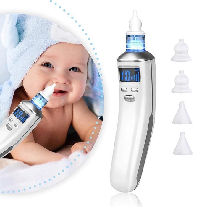 Surenhap Mouche Bebe Nettoyeur De Nez Electrique Usb Bebe Aspirateur Nasal Reglage A 5 Vitesses Ecran Lcd 5s9df Cdiscount Puericulture Eveil Bebe