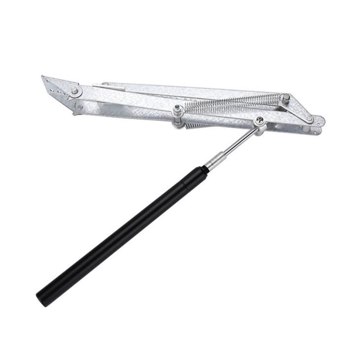 Lot De 2 Ouvre-fenêtres Automatiques à Double Ressort Pour Serre – Ventilation Thermosensible, Cadre Aluminium, Noir/argent - 13