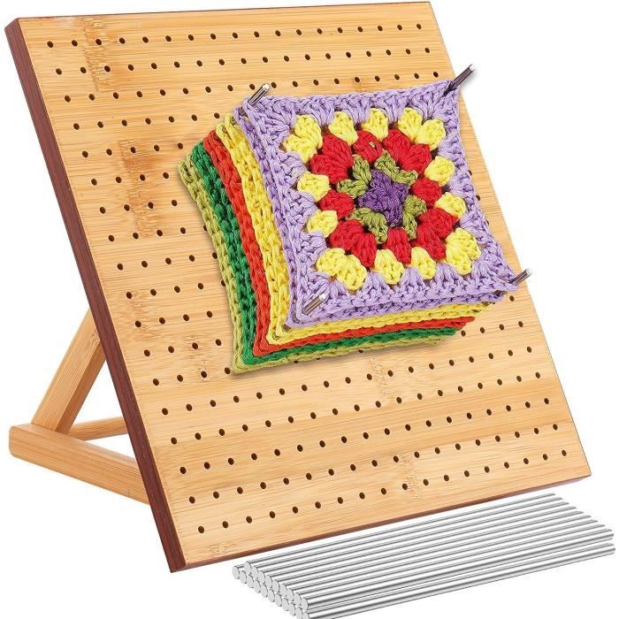 Boutique Bois Crochet Planche de Blocage Tricot Tapis de blocage avec  épingles de tige Pour Tricoter Crochet Excellent