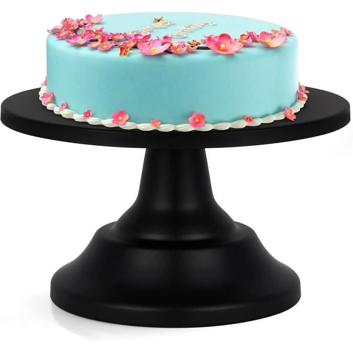 OZD Présentoir à Gâteau, Transparent 6 En 1 Cloche à Gâteau Avec Dôme, Multifonctions Plateau Gâteaux Sur Pied En Bambou, Plat De Fruits, Salades, Cupcake | Votre Wishlist Sur