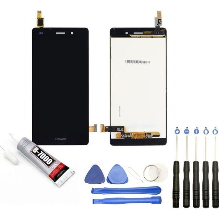 Alé Genuine Ecran LCD Tactile Noir Sur Chassis Pour Huawei P8 Lite ALE-L21 
