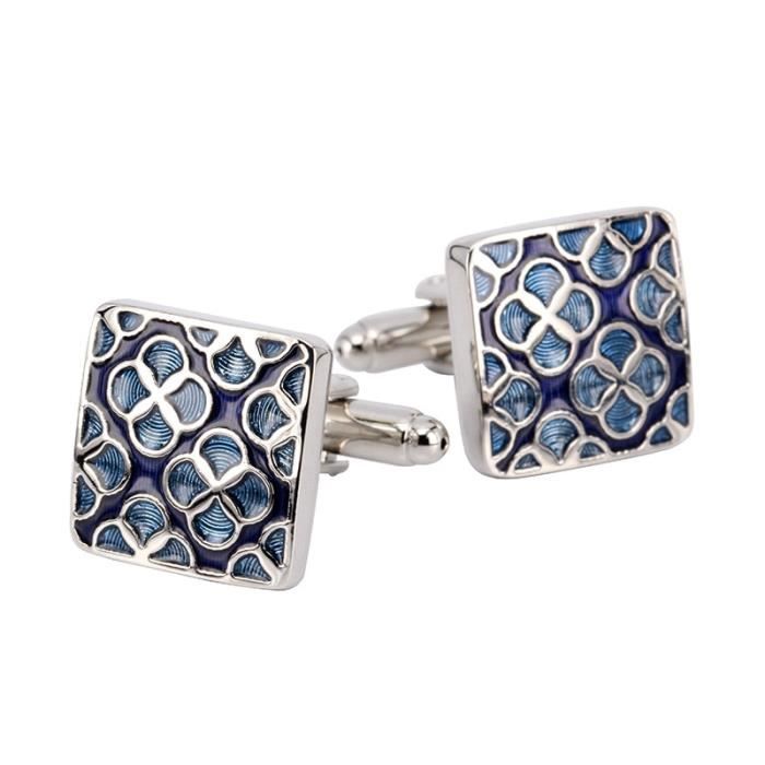 Homme Boutons de Manchette Forme de Bouton Bijoux Fantaisie Argent Homme Boutons de Manchette Forme de Bouton Bijoux Fantaisie Argent