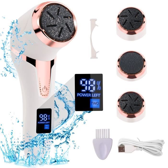 Outil De Pédicure électrique Rechargeable - Double Tête, Râpe Pour Pieds, Neuf Jamais Utilisé