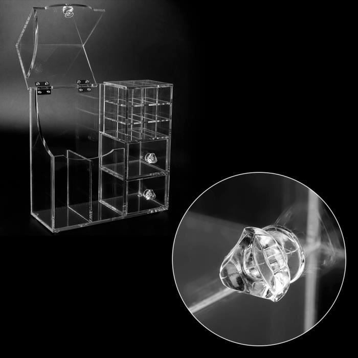 Boîte De Rangement à 10 Compartiments Pour Perles Et Artisanat - Plastique Transparent, Couvercles Individuels