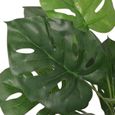 1886Vente® Ergonomique Plante Monstera artificielle|FLEUR ARTIFICIELLE|Arbre Artificiel décoration avec pot 45 cm Vert-1