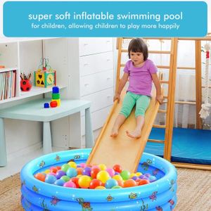 Piscine Gonflable Enfant ZeYou Dinosaure 90x20cm - Intérieur/Extérieur, Sans BPA