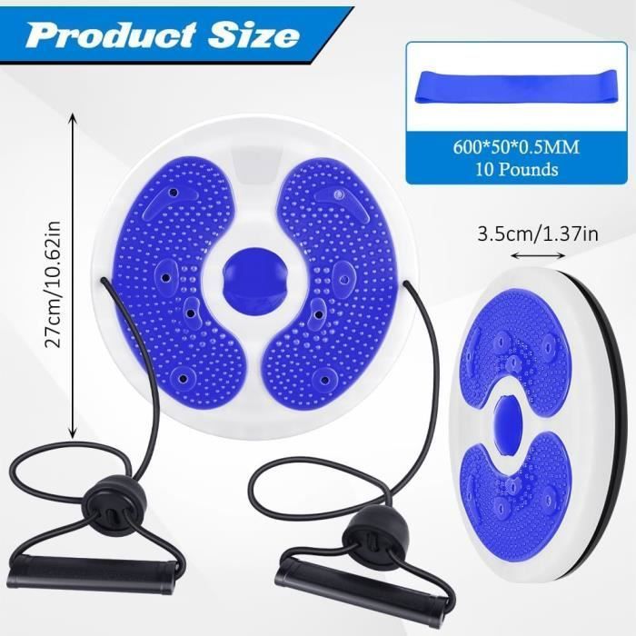 Orssigs Disque De Torsion Fitness Twist Disque De Taille Avec Corde De