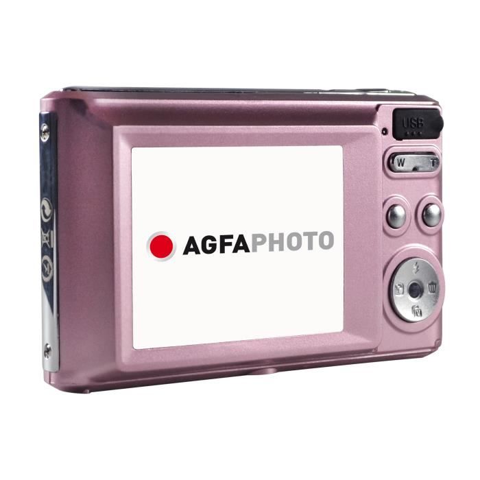 Appareil photo compact Agfaphoto Realishot DC8200 Rose - Carte SD