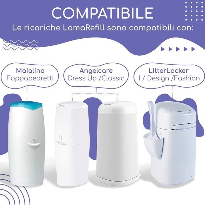 Recharges pour mangeoires compatibles cochon Foppapedretti Angelcare Made  in Italy. mange couches, sacs compatibles anti-odeur[197] - Cdiscount  Puériculture & Eveil bébé