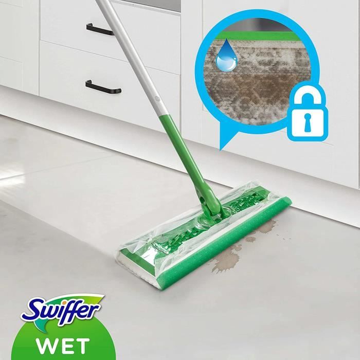 48 Lingettes Nettoyantes Humides Swiffer - Pour Balai Swiffer - Nettoient Et Dégrâssent Les Sols