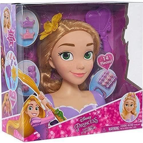 SS Tete a coiffer Princesse Raiponce 14 Accessoires - Disney Princesse -  Jouet Fille - Cdiscount Jeux - Jouets