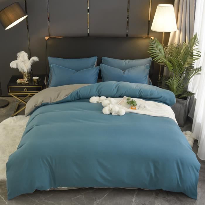 Couvre Lit, Simple, Couleur Unie, Pièces épaissi Quatre Ensemble