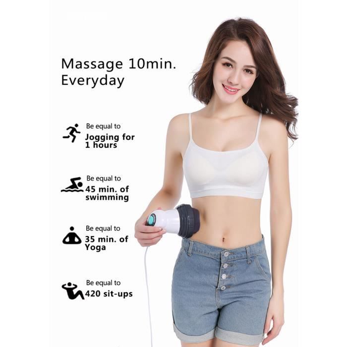 Ceinture De Massage Vibrante Vibroaction - Pour Minceur, Relaxation Musculaire - 5 Intensités, Arrêt Auto 15min
