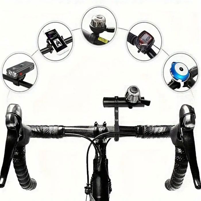 Extension De Guidon Vélo 20 Cm Batheidon – Aluminium, Compatible GPS, Caméra, Téléphone, Avec Clé Allen Et Manchons