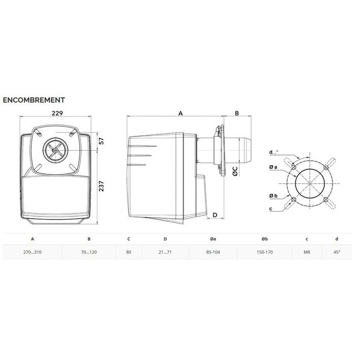 Brûleur fioul NC4 H101A 20 à 30kW CUENOD Cdiscount Bricolage — free download