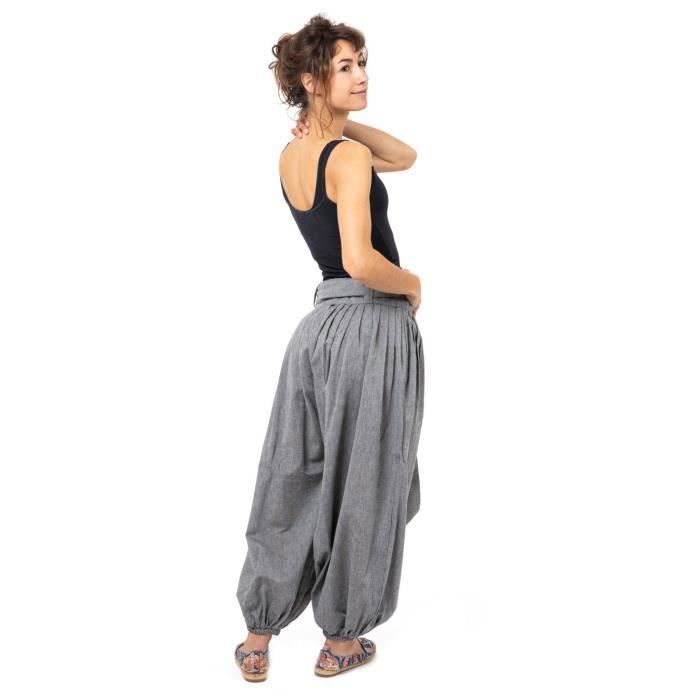 Fantazia Pantalon aladin femme Pantalon sarouel aladin bouffant Nayma 3 couleurs