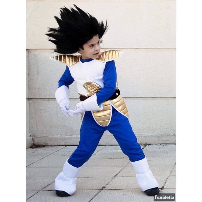 Déguisement Vegeta - Dragon Ball garçon - FUNIDELIA - Manga, Saiyan,  Dessins Animés - 100% Polyester - Bleu - Cdiscount Jeux - Jouets