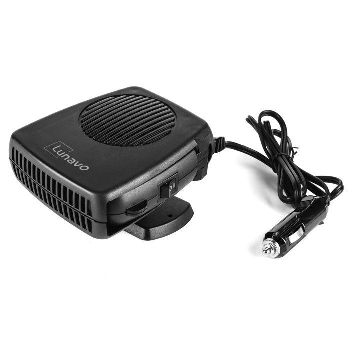 Chauffage Voiture 4 En 1 Instantané 12V - Dégivreur, Désembueur Et Ventilateur Rotatif 360° Pour Tout Véhicule - 6