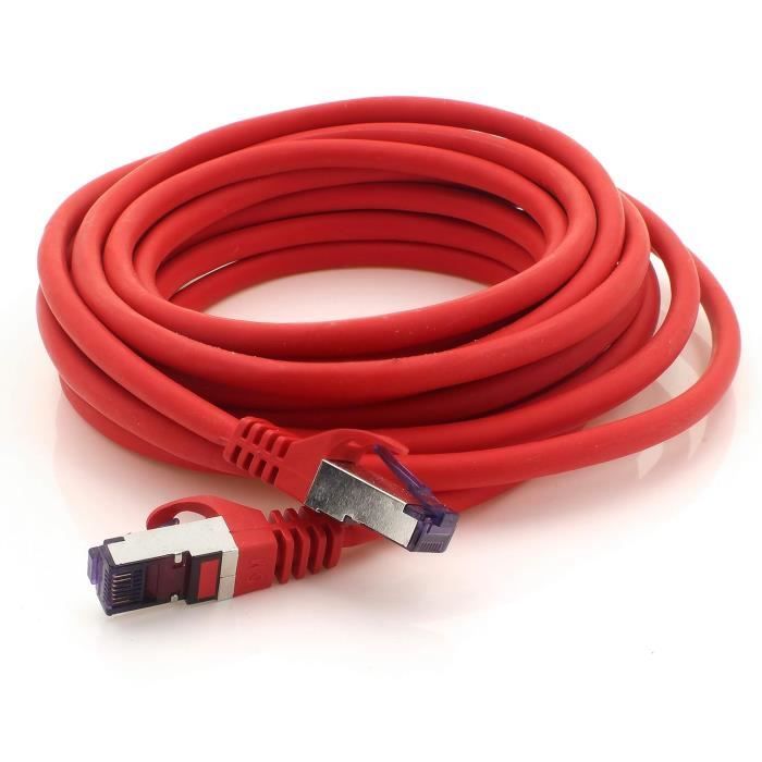 Câble CAT7 SFTP / PIMF Noir - 50m